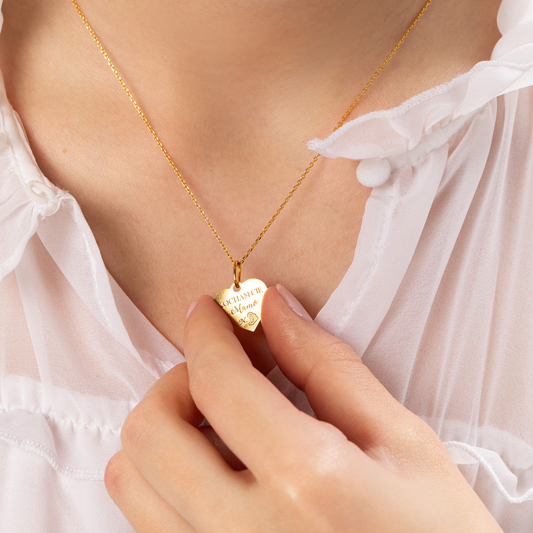 Naszyjnik Kocham Cię Mamo + GRAWER