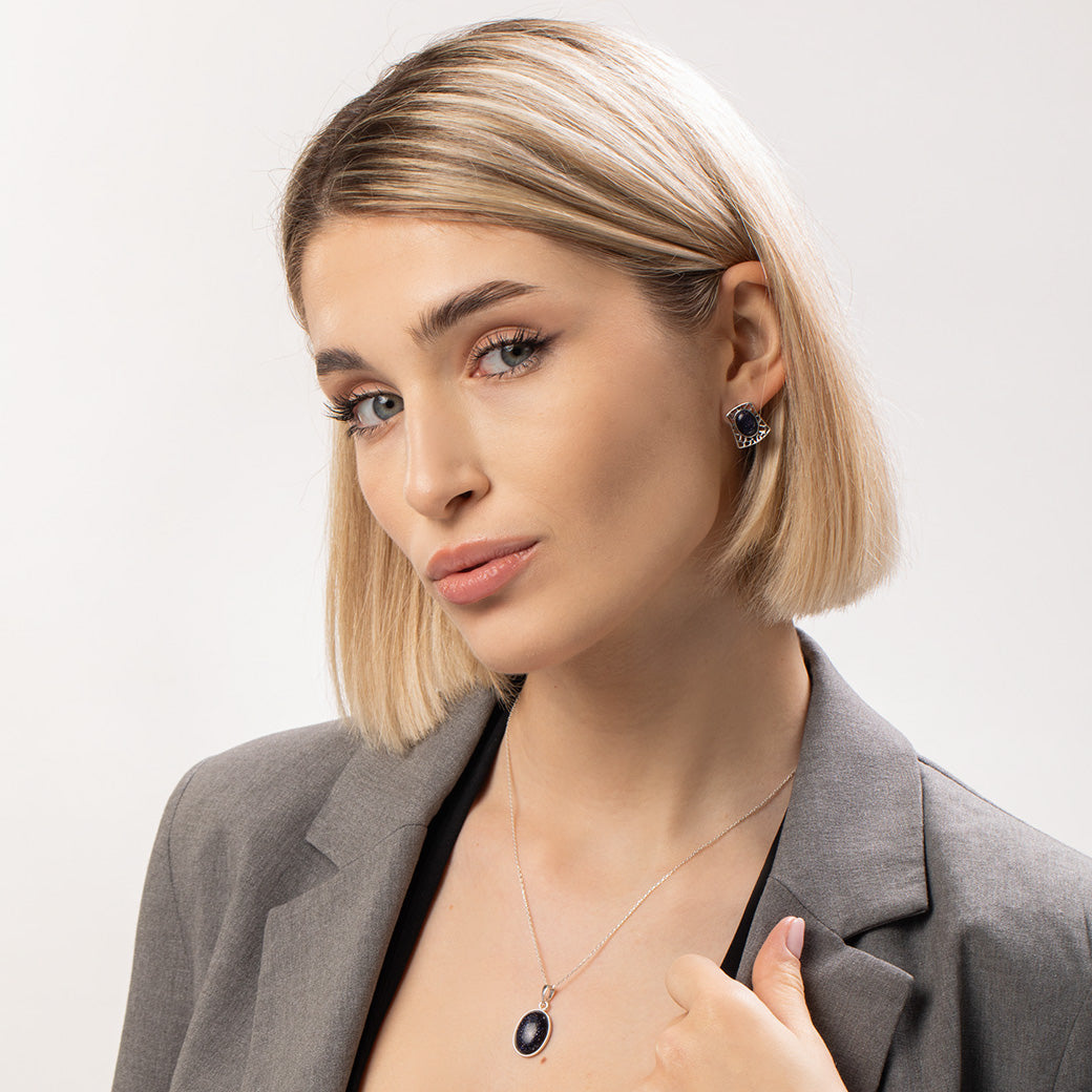 Ażurowe kolczyki w stylu retro z nocą kairu Klasyczna Pola