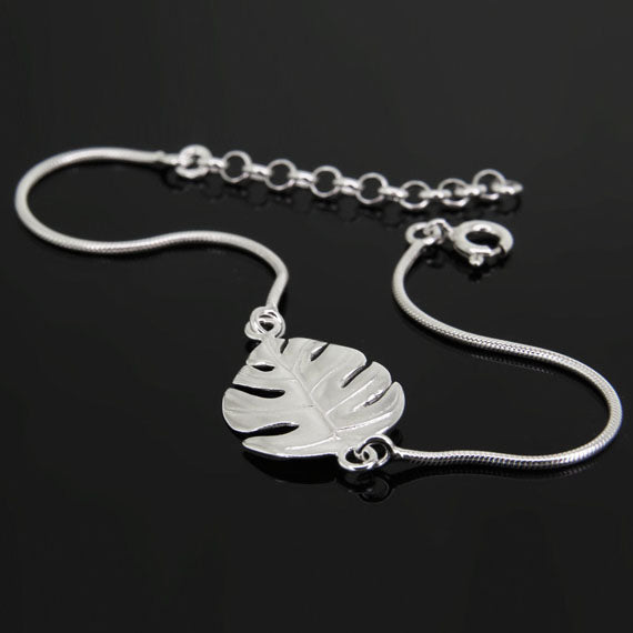 Bransoletka liść monstery