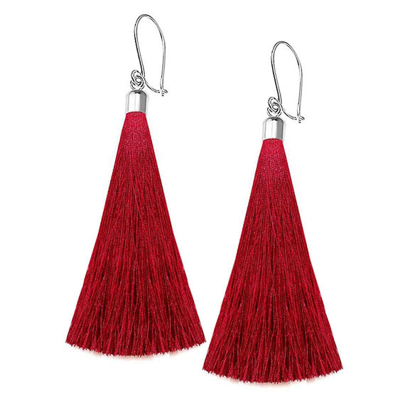 Chwosty jedwabne czerwone