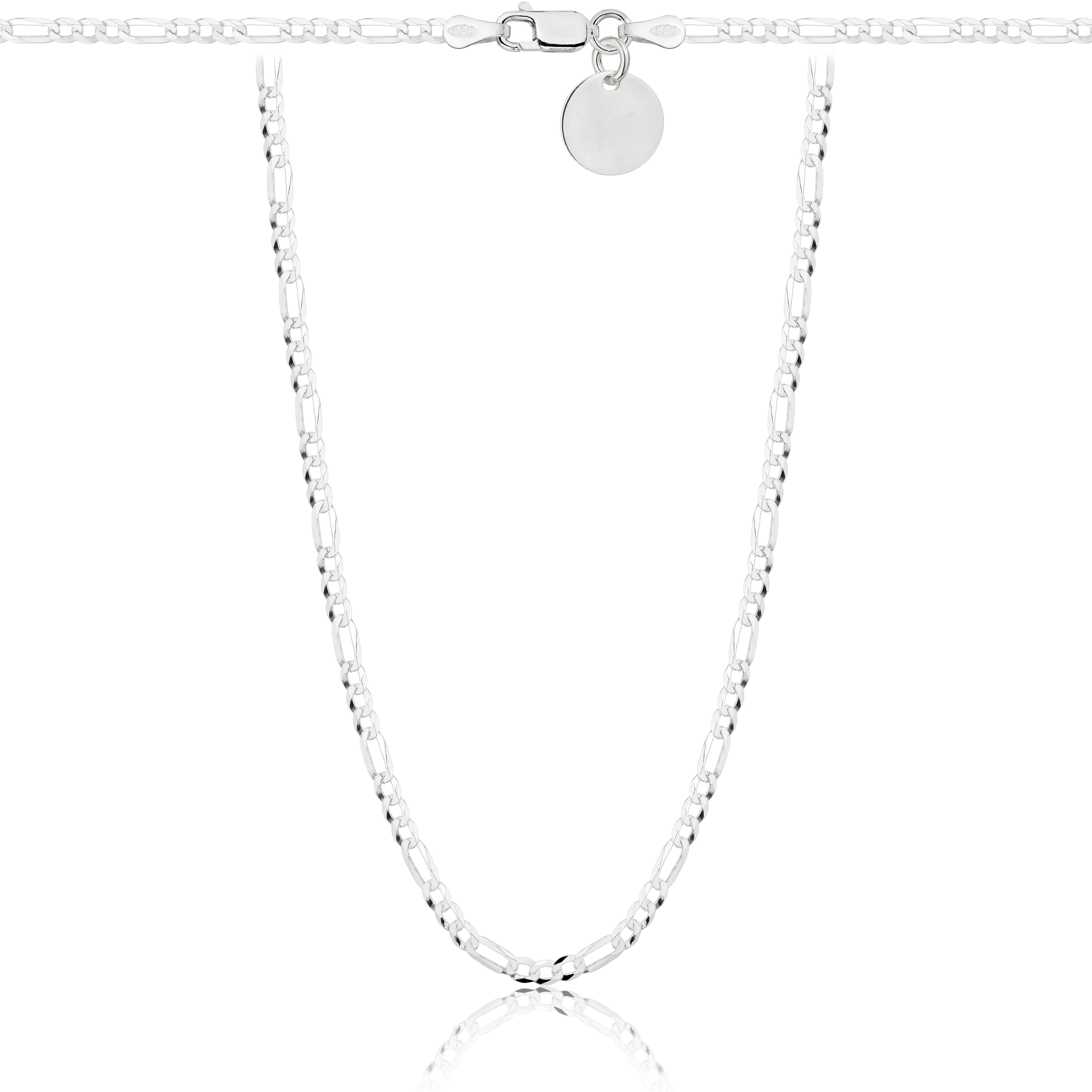 ŁAŃCUSZEK SREBRNY FIGARO 2,3MM PR. 925