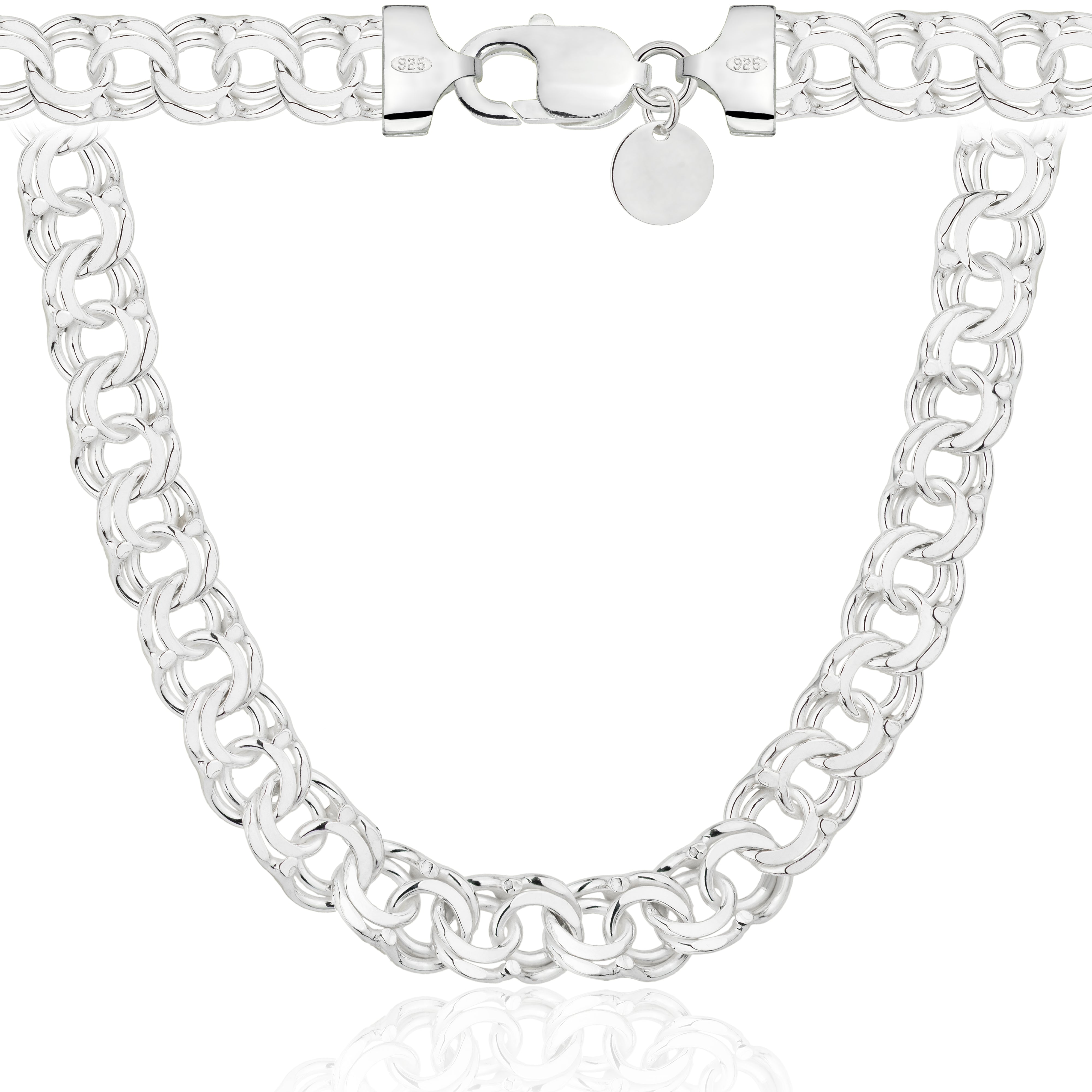 ŁAŃCUSZEK SREBRNY GALIBARDI 9,5MM PR. 925