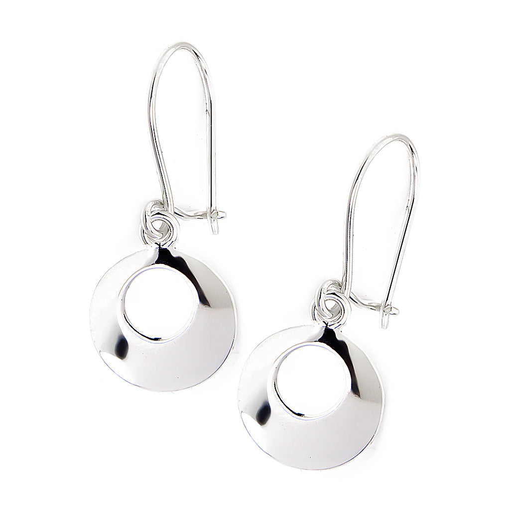 Kolczyki wiszące z kółkiem