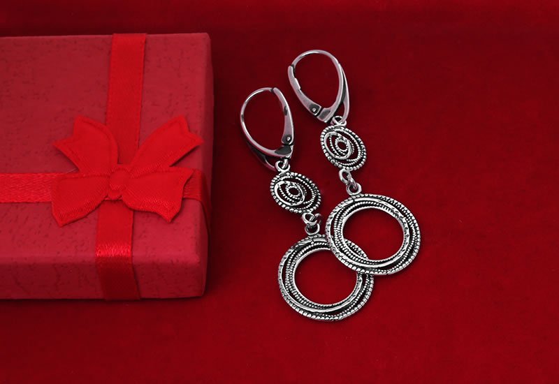 Boho wiszące kółka