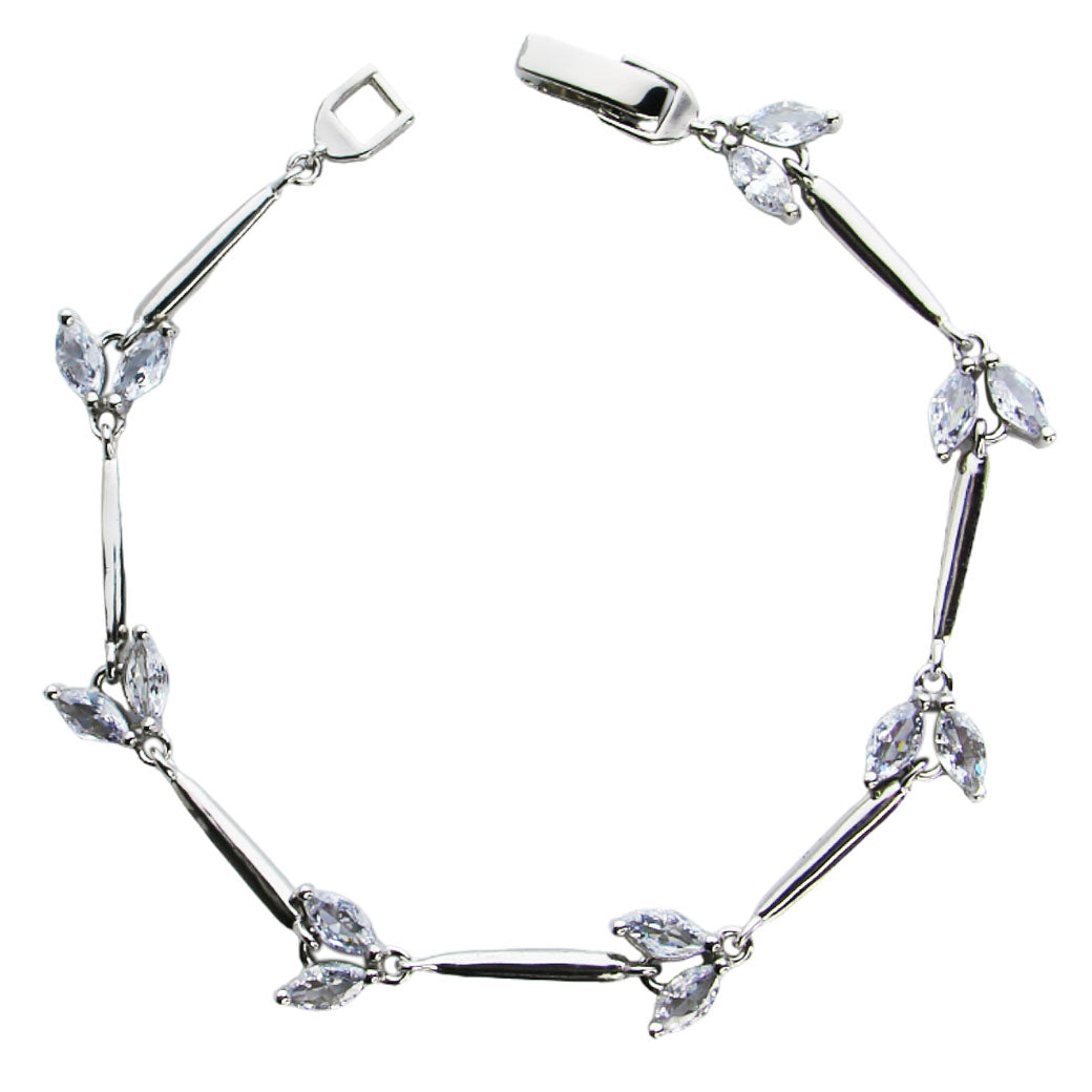 Bransoletka lotos ze sztywnymi ogniwami Mistletoe Sparkle