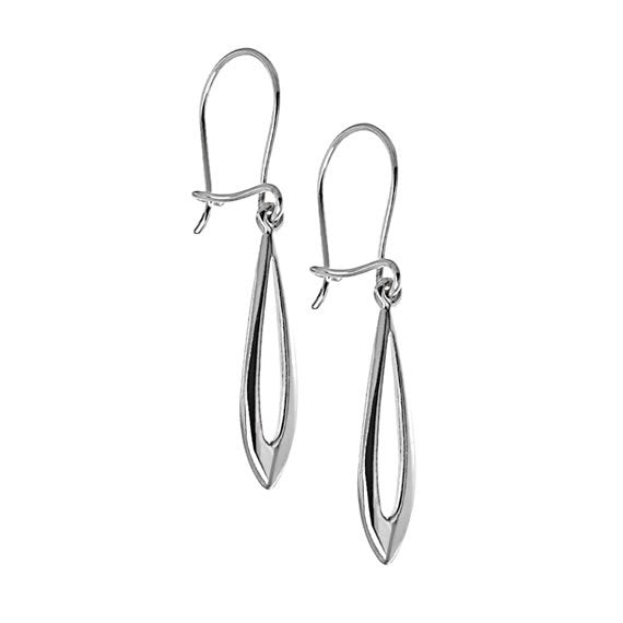 Ażurowe kolczyki krople