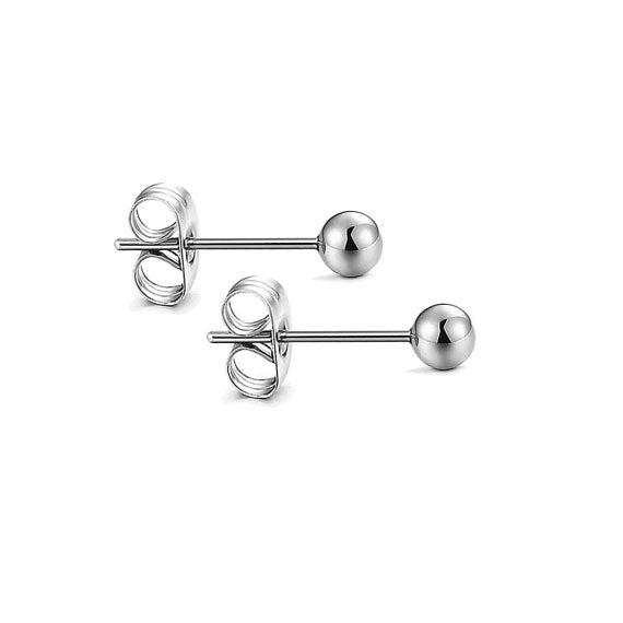 Kolczyki kulki kuleczki 3mm