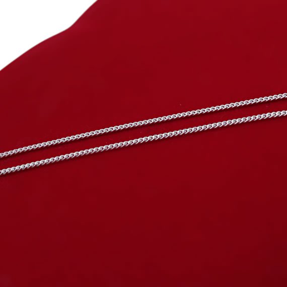 Łańcuszek pancerka 1mm 42cm