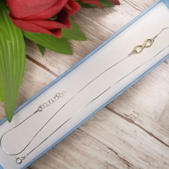 Łańcuszek złota nieskończność