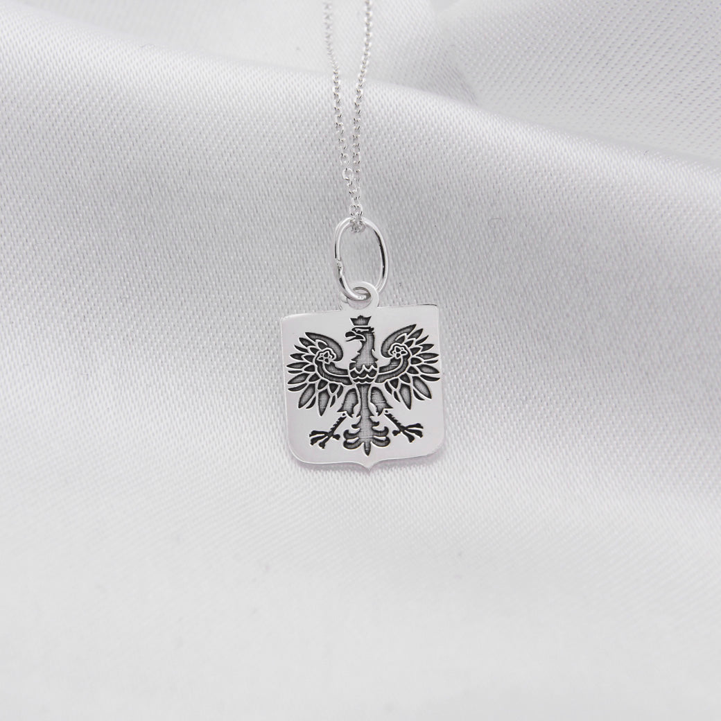 Naszyjnik 925 z POLSKIM ORŁEM ORZEŁ BÓG HONOR 45cm
