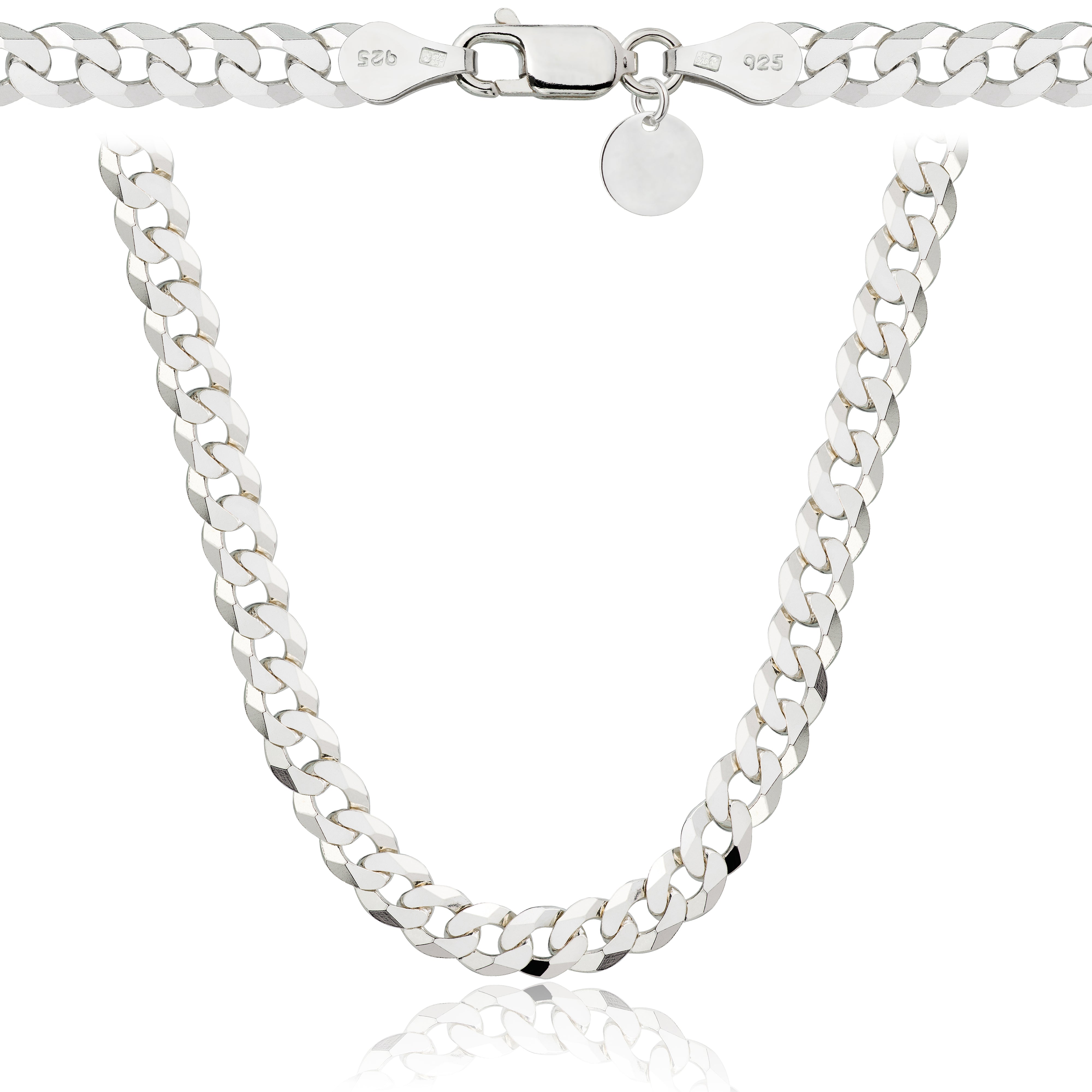 ŁAŃCUSZEK SREBRNY PANCERKA 5,6MM PR. 925