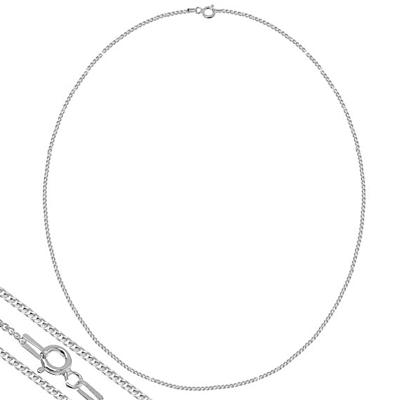 Łańcuszek pancerka 1mm 50cm