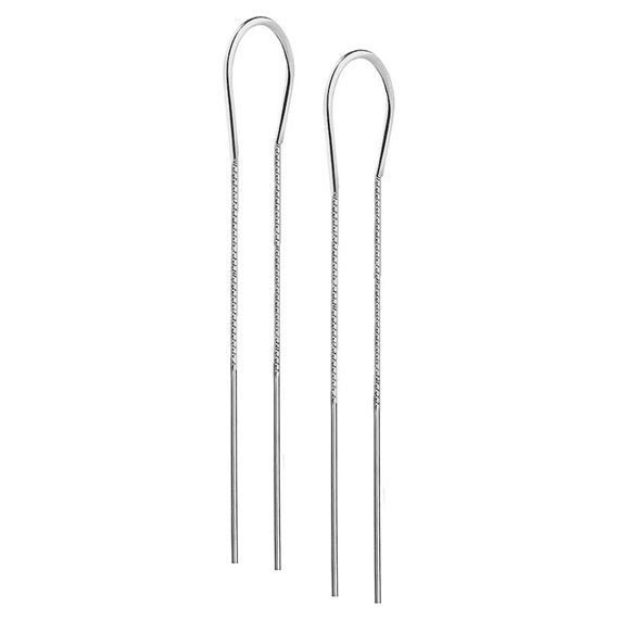 Przekładane kolczyki podwójne patyczki