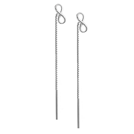 Kolczyki przekładane przeciągane nieskończoność