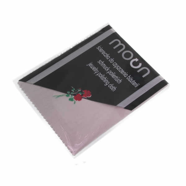 Ściereczka do czyszczenia biżuterii szara