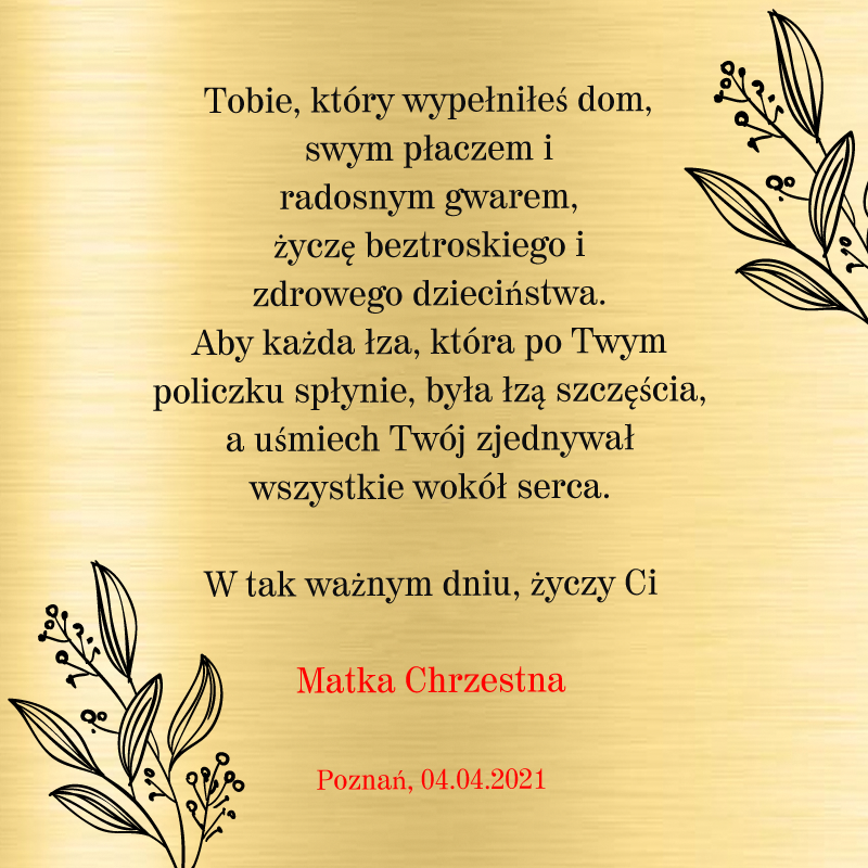 Łyżeczka srebrna Pamiątka Chrztu/Narodzin