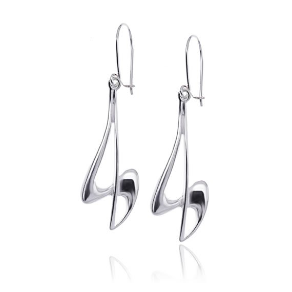 Kolczyki wiszące asymetryczne