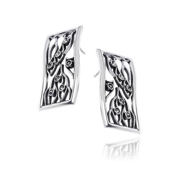 Kolczyki z kamieniami