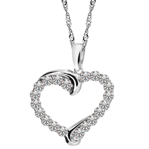 Łańcuszek z zawieszką w kształcie serca