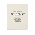 Ściereczka jubilerska Gold Point ecru do czyszczenia biżuterii 20x24 cm