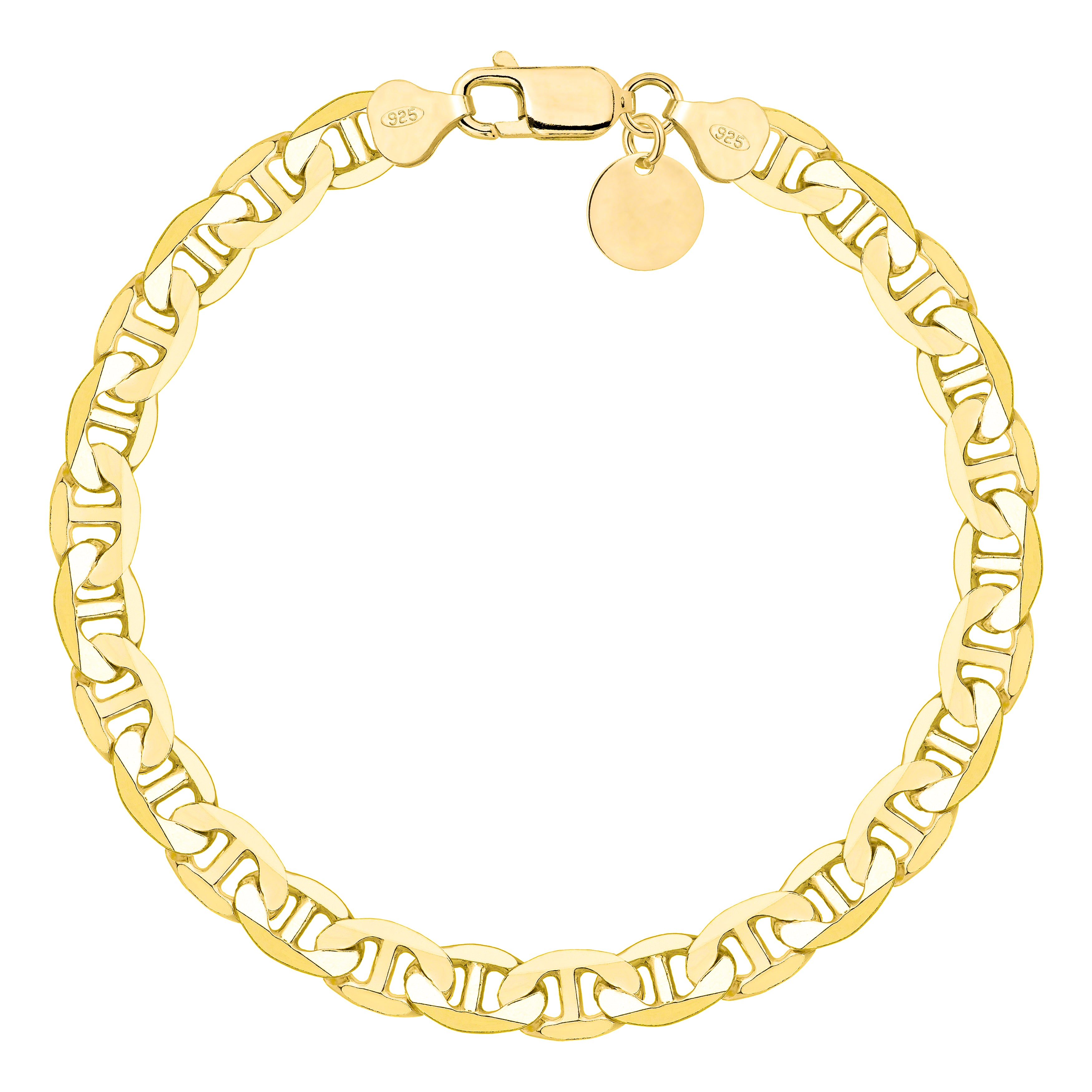 BRANSOLETKA POZŁACANA SREBRNA GUCCI 6,5MM PR. 925 585