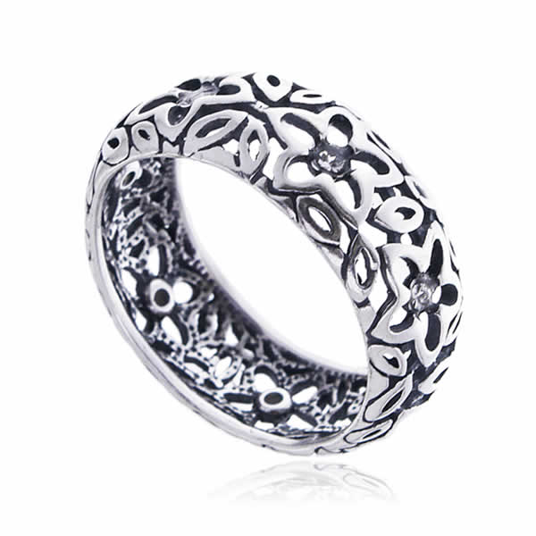 Pierścionek ażurowy