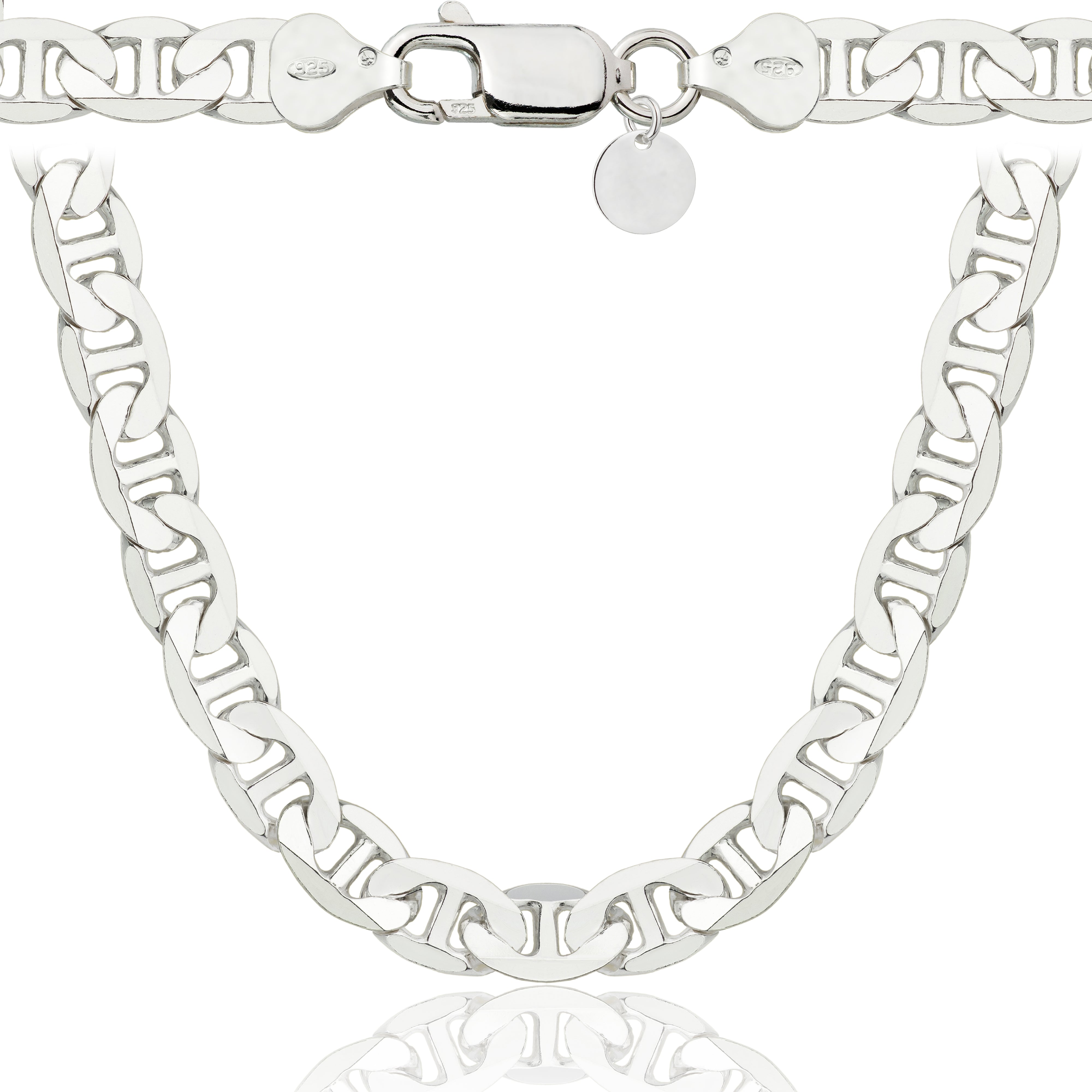 ŁAŃCUSZEK SREBRNY GUCCI 8MM PR. 925