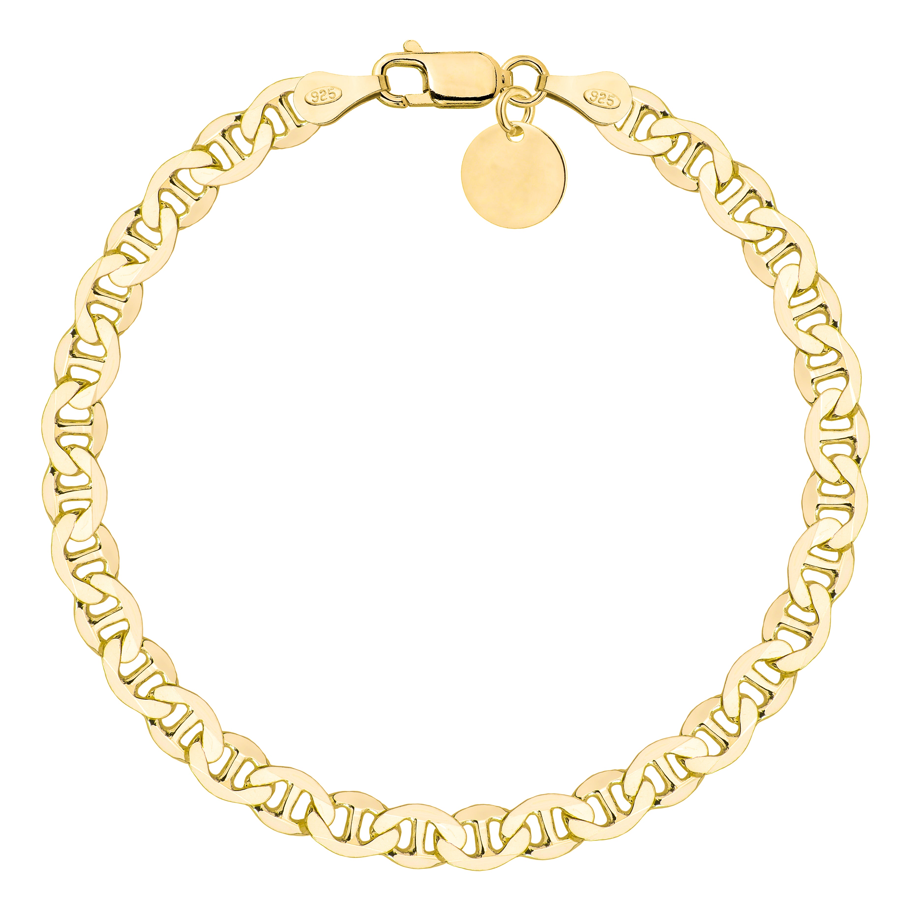 BRANSOLETKA POZŁACANA SREBRNA GUCCI 5,5MM PR. 925 585