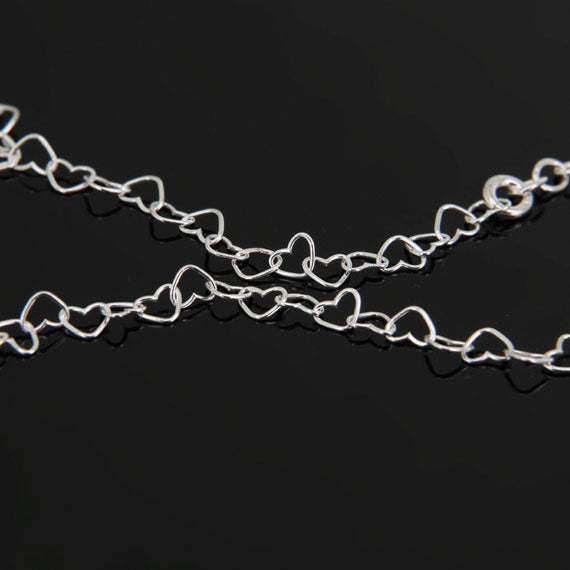 Bransoletka na nogę/kostkę serca