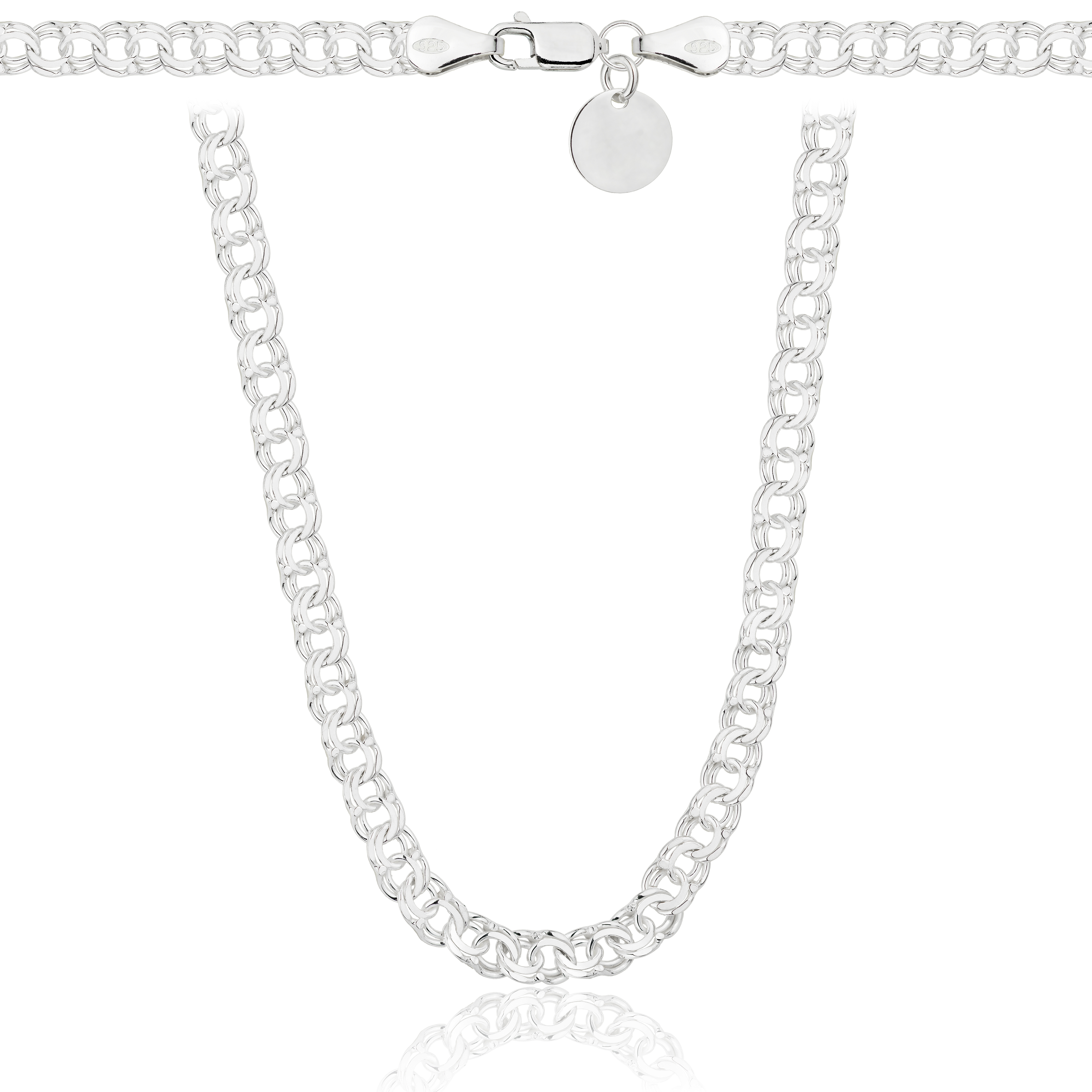 ŁAŃCUSZEK SREBRNY GALIBARDI 4,5MM PR. 925