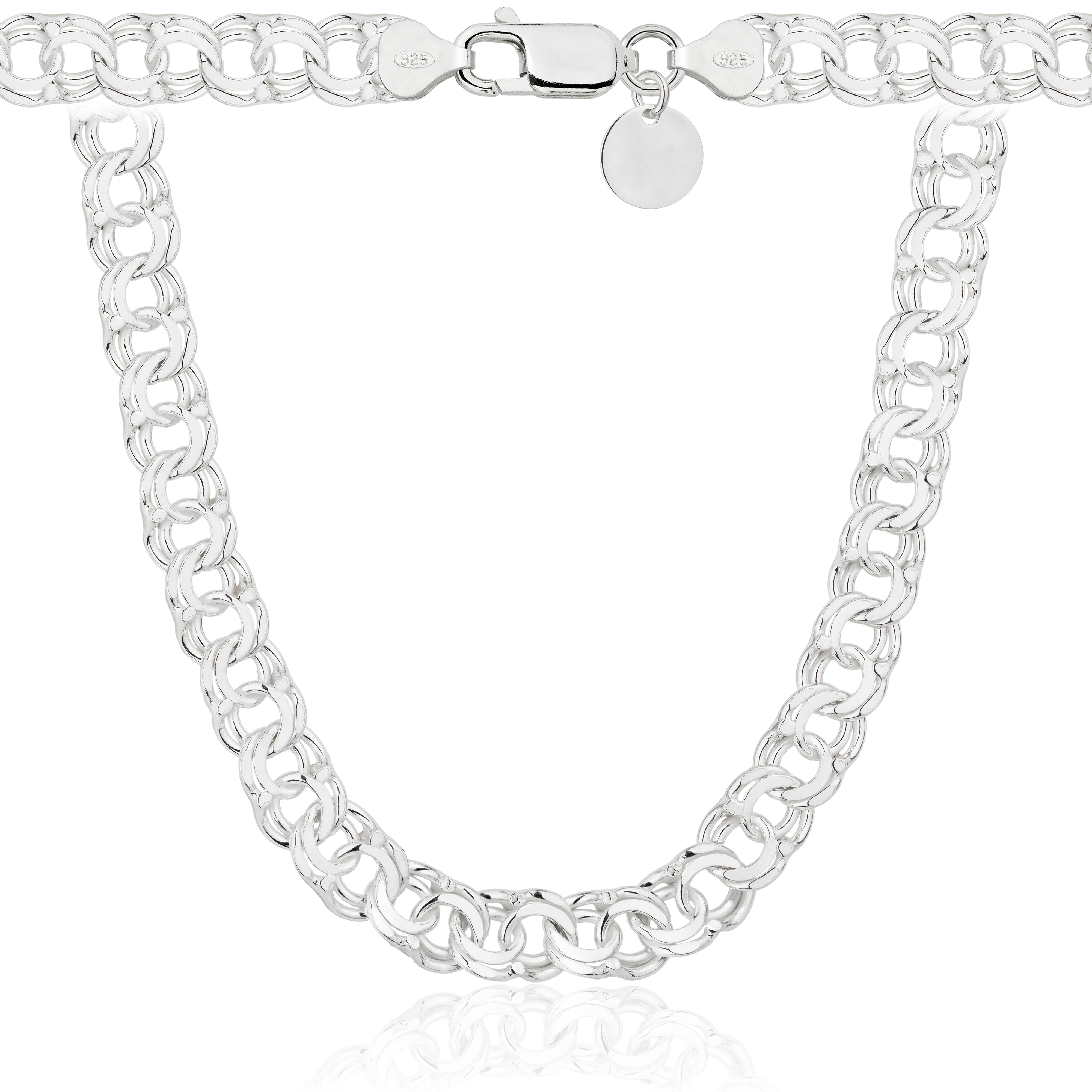 ŁAŃCUSZEK SREBRNY GALIBARDI 8MM PR. 925