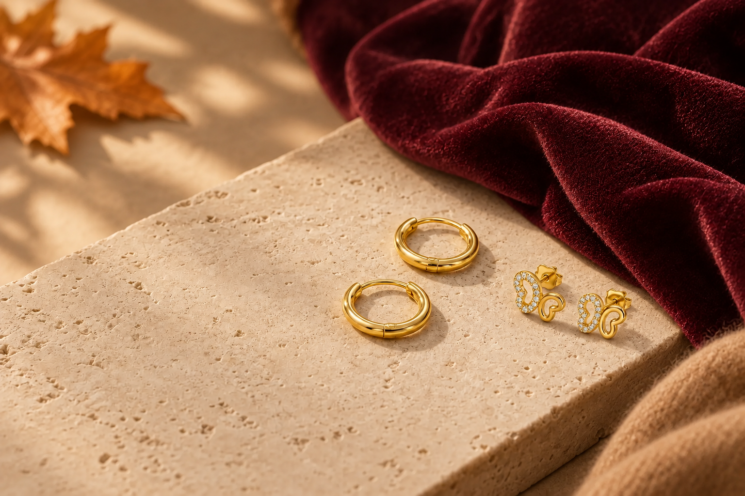 Kolczyki złote
