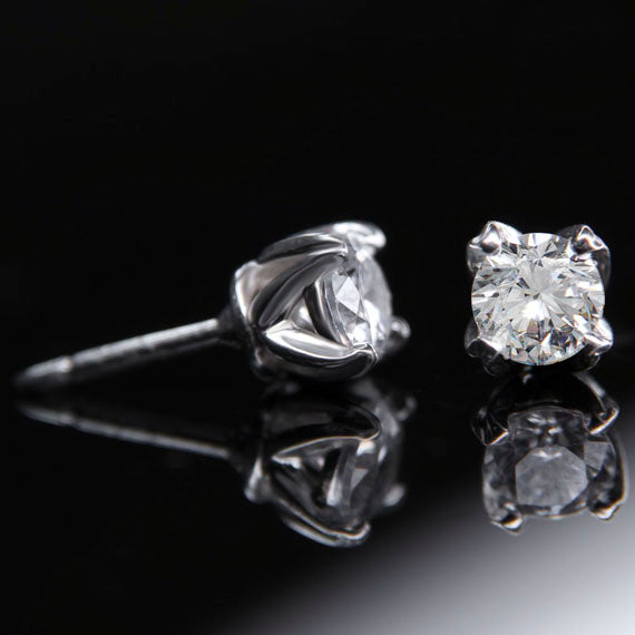 Kolczyki z cyrkonią 5mm