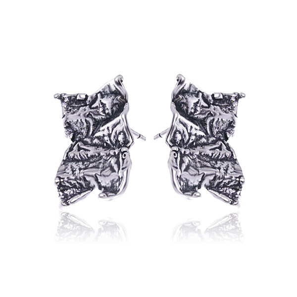 Kolczyki pogniecione