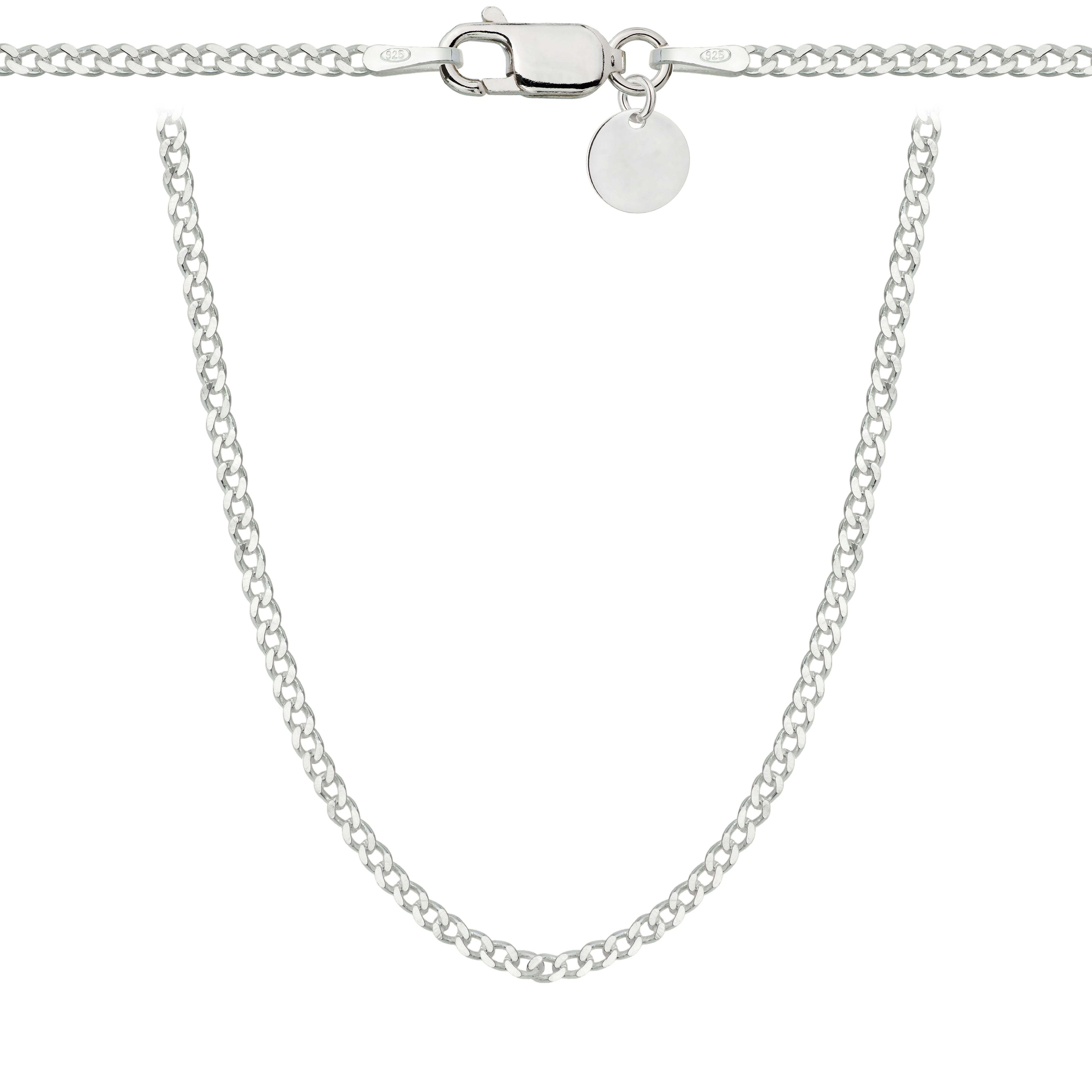 ŁAŃCUSZEK SREBRNY PANCERKA 2MM PR. 925