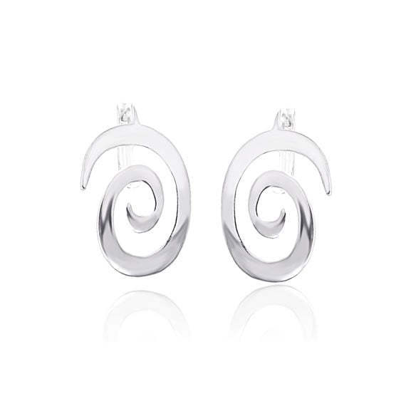 Kolczyki zaokrąglone zamek angielski