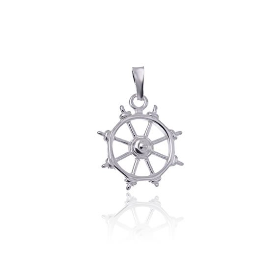 Wisiorek koło sterowe